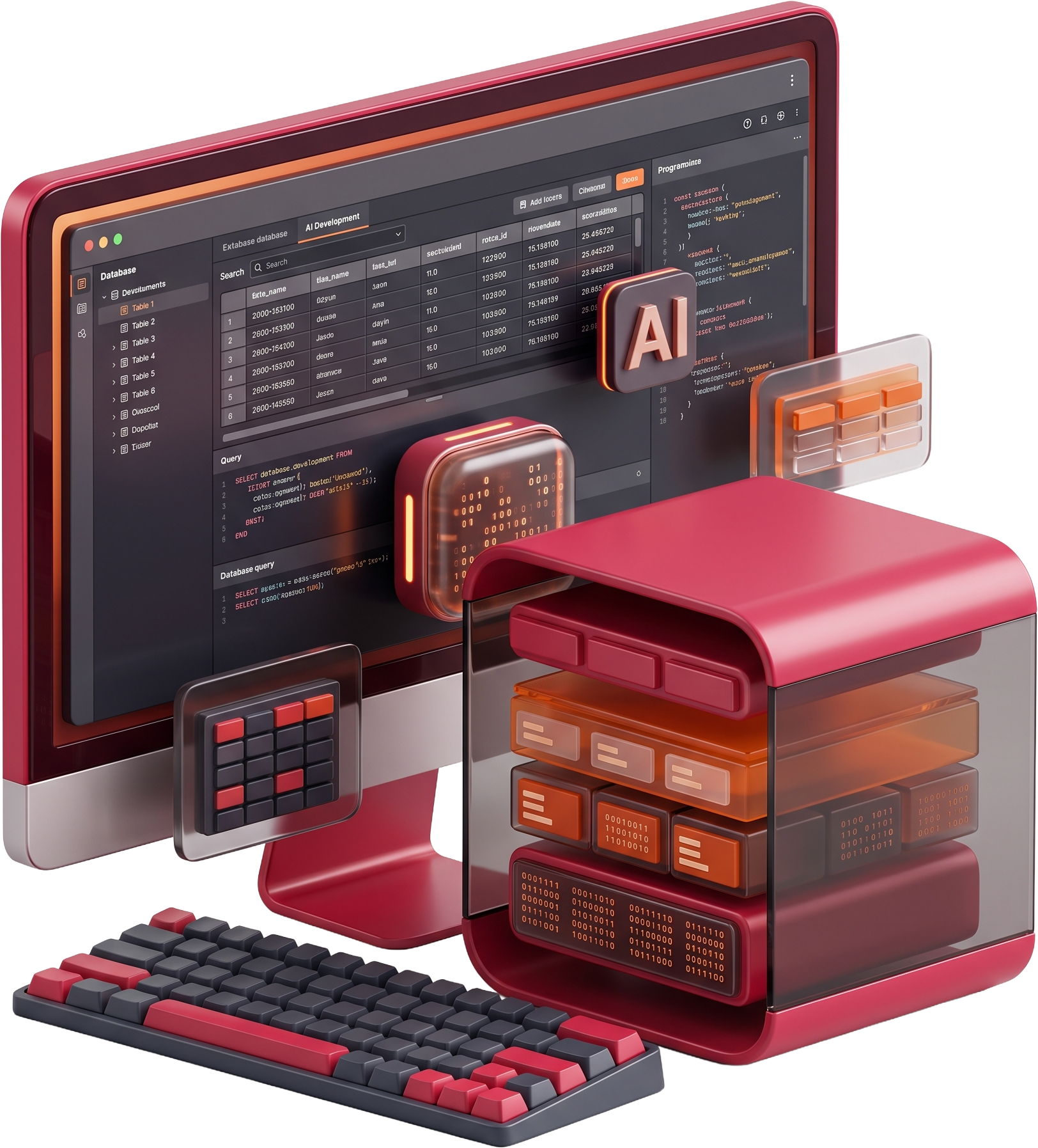 AI 3D Illustration